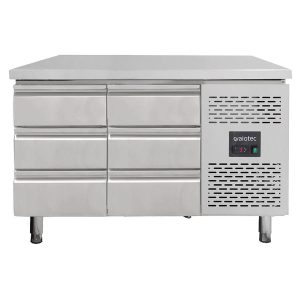 Tavolo refrigerato / 6 cassetti – Monoblocco, 1360 x 700 mm