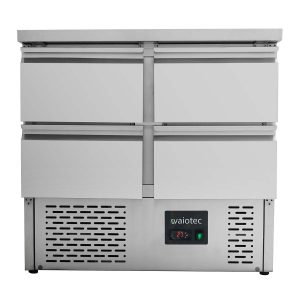 Tavolo Refrigerato Mini / 2 vani con 4 cassetti, 900 x 700 mm