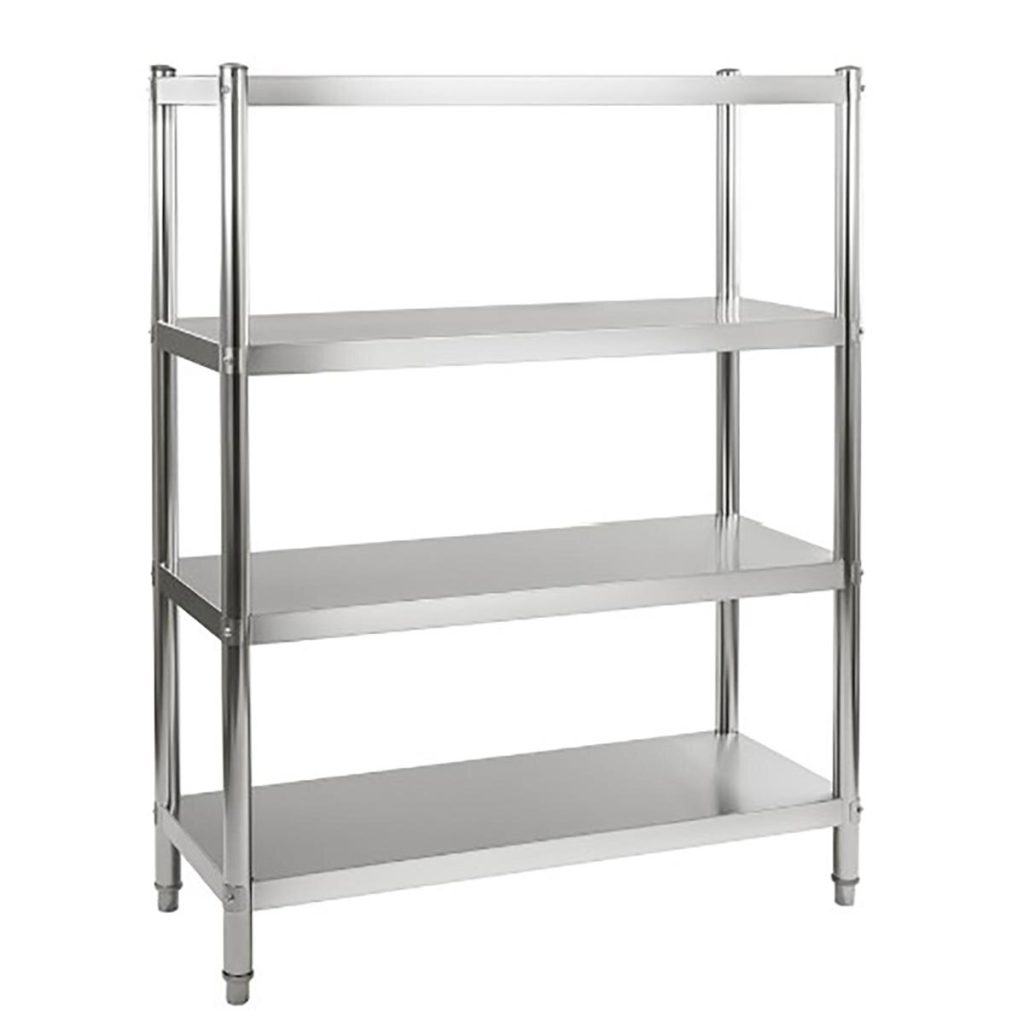 Scaffale di stoccaggio EASYLINE / 4 ripiani – altezza 180 cm, 2000 x 500 mm