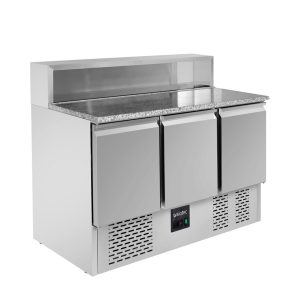 Pizza-Saladette / 3 vani con 3 porte, 1365 x 700 mm
