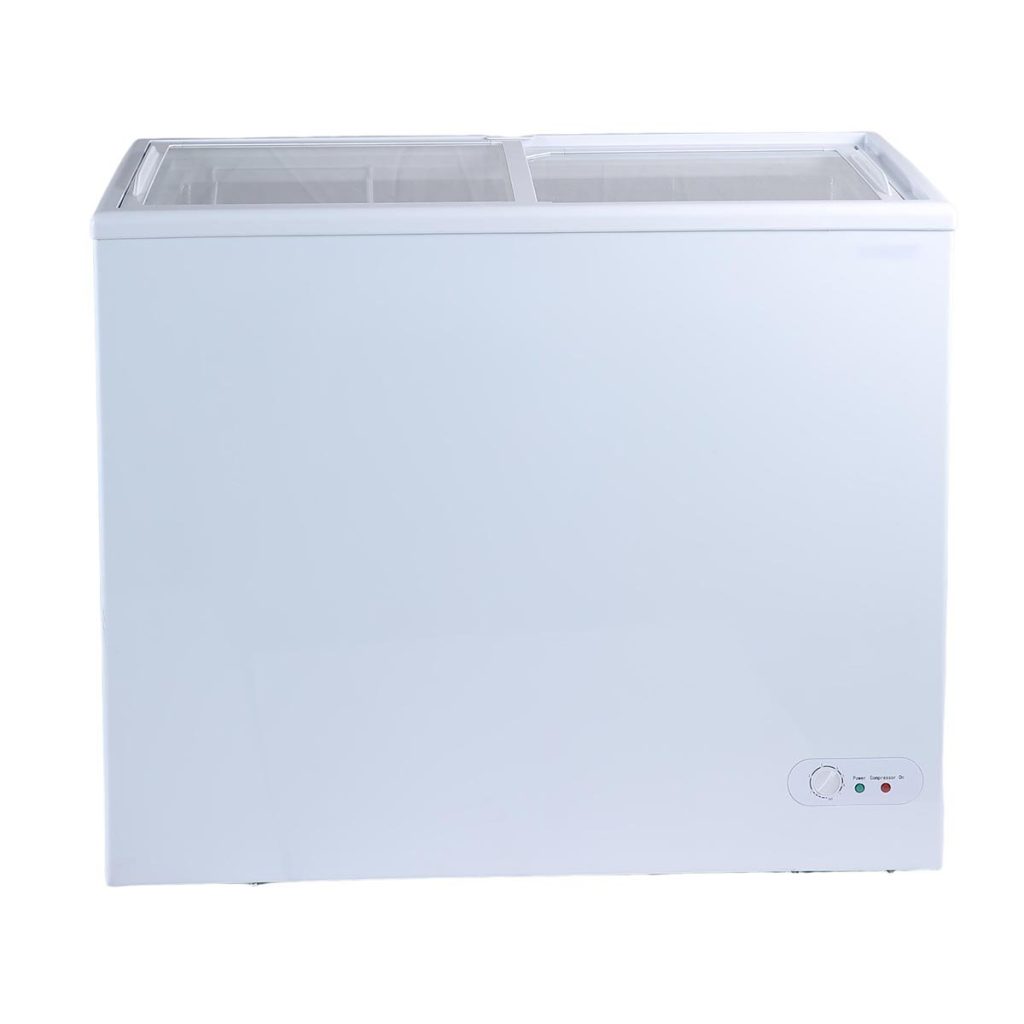 Congelatore a pozzetto EASYLINE 200 con coperchio scorrevole in vetro, 960 x 525 mm