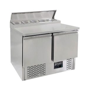 Tavolo da preparazione Mini / 2 vani per 5x GN 1/6, 900 x 700 mm