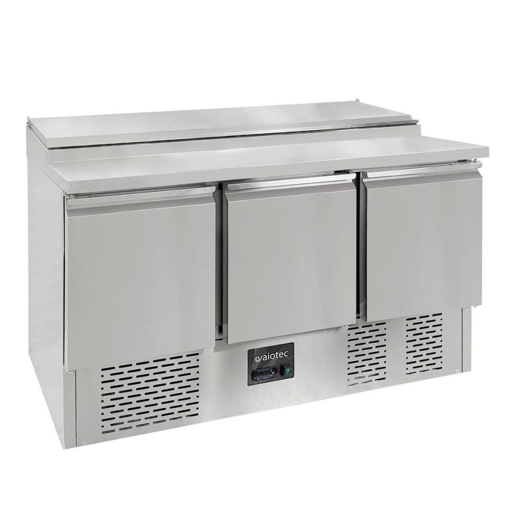 Tavolo da preparazione Mini / 3 vani per 7x GN 1/3, 1365 x 700 mm