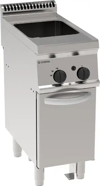 Cuocipasta gas vasca singola 23lt GN2/3 freestanding su vano chiuso – cestelli non inclusi