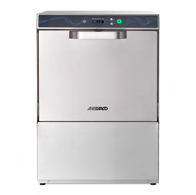 Lavapiatti Aristarco cesto 50×50 cm digitale dosatore brillantante e detergente, pompa di scarico incluso
