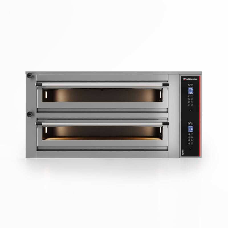 Forno elettrico professionale Pyralis PY D12L digitale – 6 + 6 pizze Ø 30/34 cm – 18 kW – 400 V