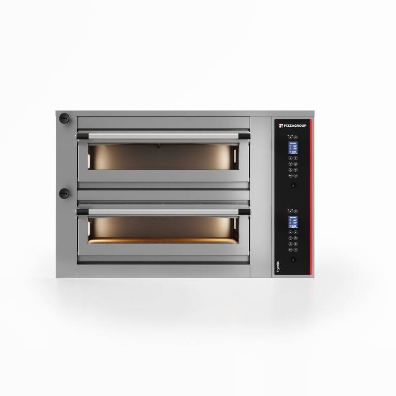 Forno Elettrico Professionale Pyralis PY D8 Digitale – Doppia Camera 4 + 4 Pizze Ø 30/34 cm – 13,2 kW – 400 V
