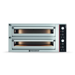 Forno elettrico professionale Pyralis PY M12 L – Doppia camera 6 + 6 pizze Ø 30/34 cm – 18 kW – 400 V