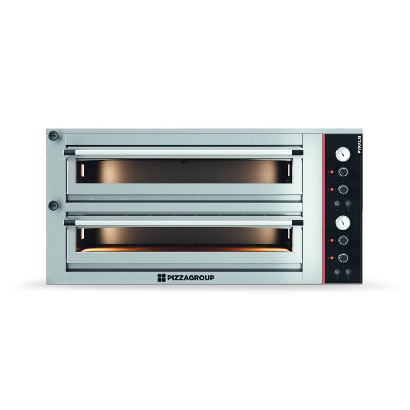 Forno elettrico professionale Pyralis PY M18 – Doppia camera 9 + 9 pizze Ø 30/34 cm – 26,64 kW – 400 V
