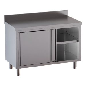 Armadio da lavoro TOPLINE / 2 porte scorrevoli e alzata posteriore, 2000 x 700 mm