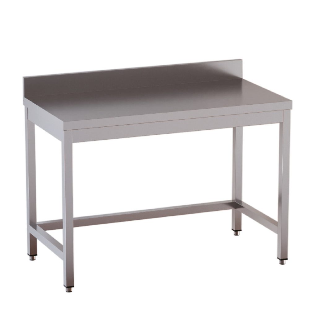 Tavolo da lavoro TOPLINE / sottopassabile con alzatina, 400 x 700 mm