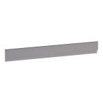Alzatina TOPLINE in acciaio inox H 100 mm per tavolo da lavoro 160 cm