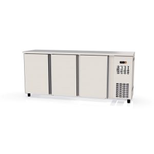 Banco frigo bar TOPLINE inox / 3 porte, 2025 x 530 mm