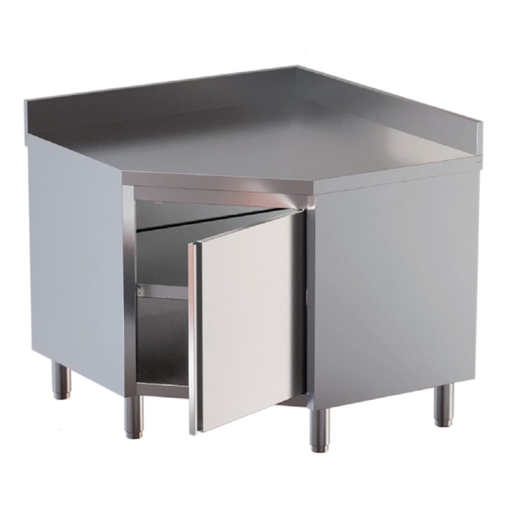 Armadio angolare TOPLINE / anta a battente e alzatina, adatto per profondità 700, 1000 x 1000 mm