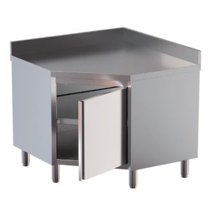 Armadio angolare TOPLINE / anta a battente e alzatina, adatto per profondità 700, 1000 x 1000 mm