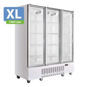Frigorifero bevande TOPLINE 3 porte / 1360 litri XL, bianco, 1640 x 742 mm