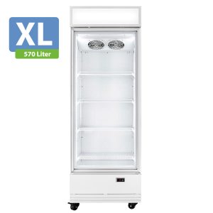 Frigorifero bevande TOPLINE 1 porta / 570 Litri XL, con illuminazione “bianco”, 750 x 742 mm