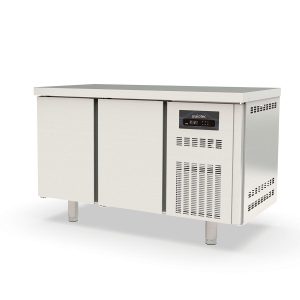 Tavolo refrigerato TOPLINE / 2 vani GN1/1 con 2 porte, 1345 x 700 mm