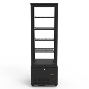 Vetrina refrigerata TOPLINE 4 vani / 237 Litri “nera”, 515 x 553 mm