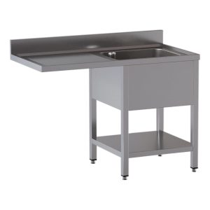 Centro lavaggio TOPLINE / 1 vasca a destra, 1400 x 700 mm