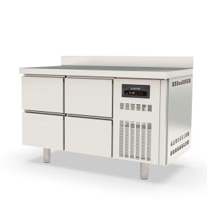 Tavolo congelato TOPLINE / 2 vani GN1/1 con 4 cassetti e alzata, 1345 x 700 mm