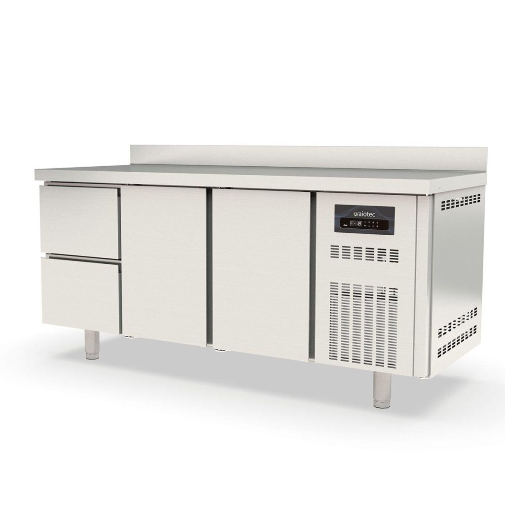 Tavolo congelato TOPLINE / 3 vani GN1/1 con 2 cassetti, 2 porte e alzata, 1795 x 700 mm