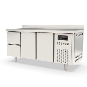 Tavolo congelato TOPLINE / 3 vani GN1/1 con 2 cassetti, 2 porte e alzata, 1795 x 700 mm