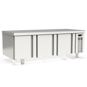 Tavolo refrigerato sottobanco TOPLINE (Slim) / 3 vani GN 1/1 con 3 porte, 1600 x 700 mm