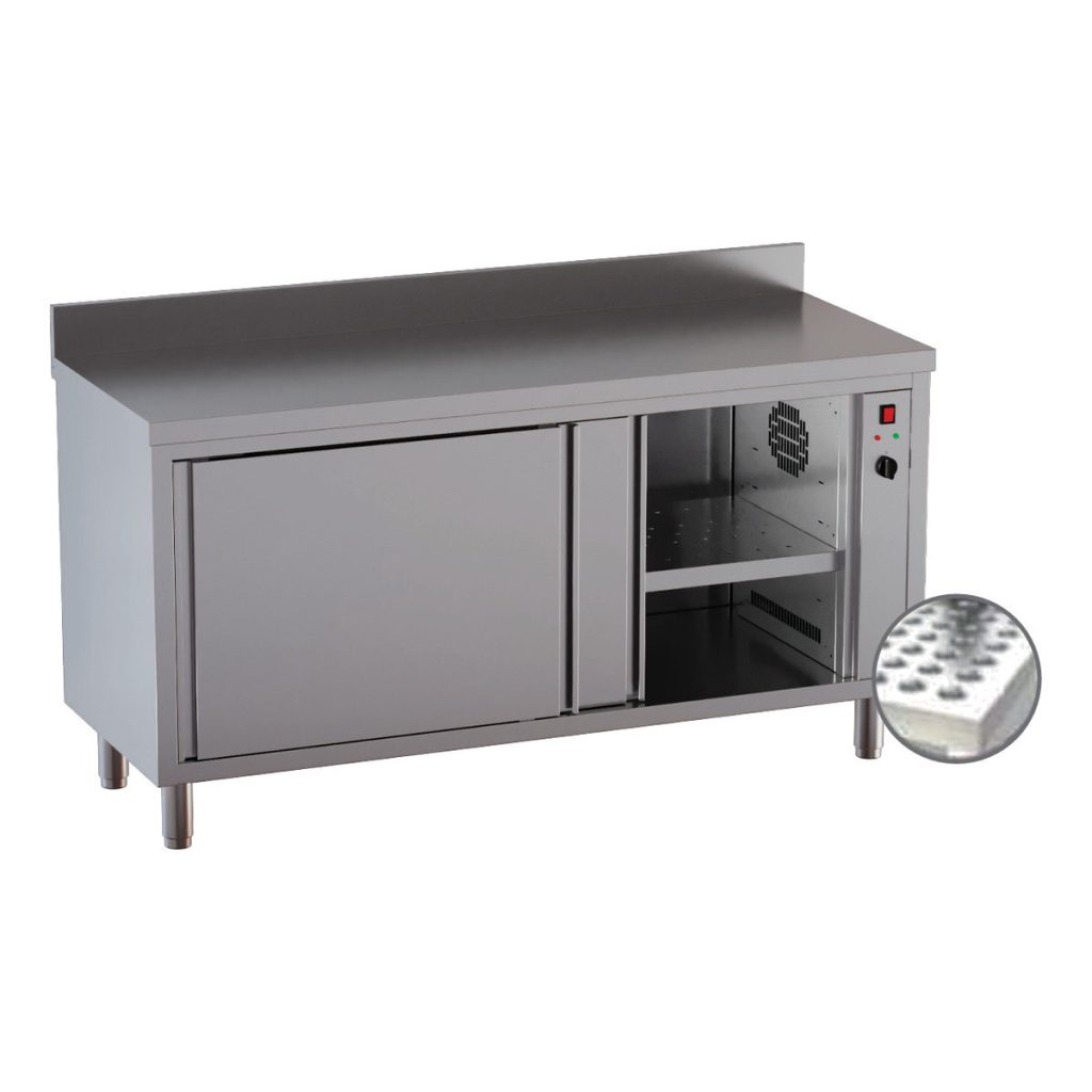 Armadio termico TOPLINE / 2 porte scorrevoli e alzata posteriore, 2000 x 700 mm