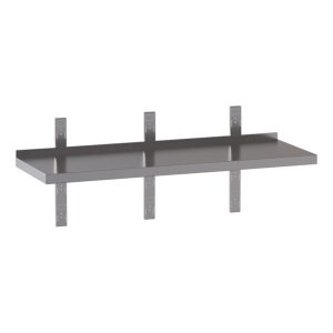 Mensola a muro TOPLINE inclusi supporti per fissaggio a parete, 1900 x 400 mm