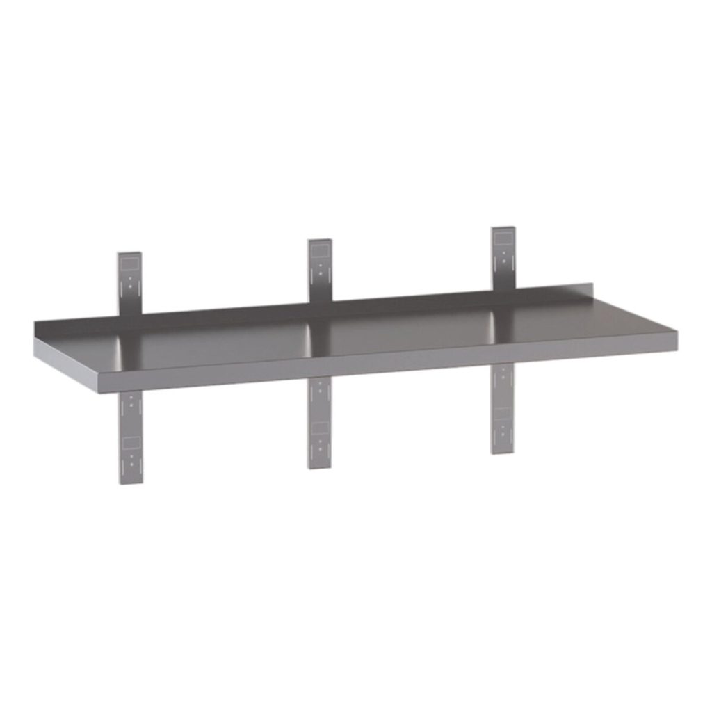 Mensola a muro TOPLINE inclusi supporti per fissaggio a parete, 900 x 300 mm