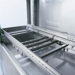 Lavastoviglie a cesto trainato Aristarco TAU 1200 – Cesto 50×50 cm – fino a 100 cesti/ora