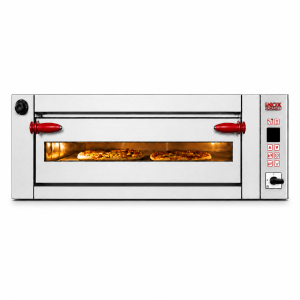 Forno Pizza InoxGastroShop Professional Digitale 6 Large – Camera singola – Ø 34 cm – 9 kW – 380 V