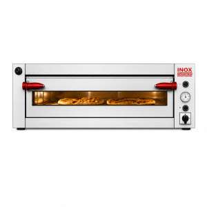 Forno Pizza InoxGastroShop Professional Manuale 6 Large – Camera singola – Ø 34 cm – 9 kW – 380 V