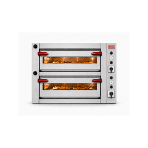 Forno elettrico pizza INOXPRO-M8 – doppia camera – 4+4 pizze Ø34 cm – 11,2 kW – 400 V