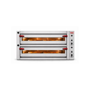 Forno Pizza InoxGastroShop Professional Manuale 9+9 – Doppia camera – Ø 34 cm – 26,64 kW – 380 V