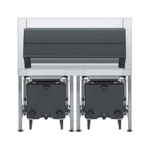 Deposito ghiaccio ARISTARCO ST C 600 – deposito con sistema di trasporto – capacità 613 + 146 Kg (x2 carts)