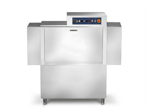 Lavastoviglie a cesto trainato Aristarco TAU 2000 – Cesto 50×50 cm – fino a 150 cesti/ora