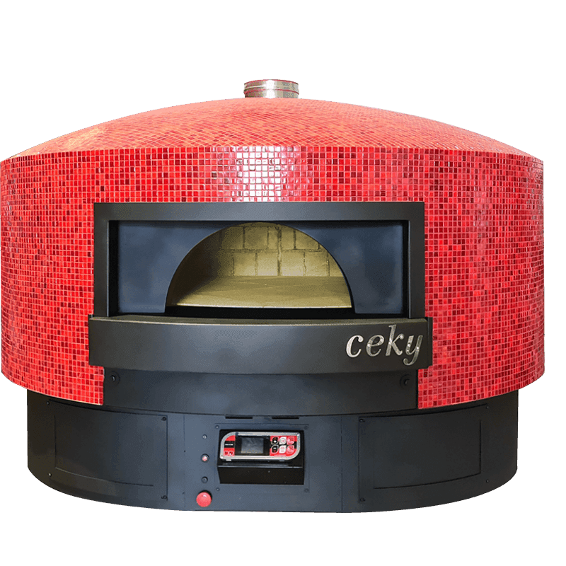 Forno CEKY Cupola MX – gas + legna – piano rotativo