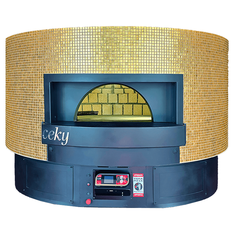 Forno CEKY Tondo Gas – piano rotativo – pizza napoletana