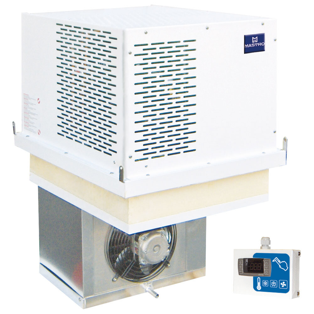 Gruppo frigorifero Mastro – monoblocco a soffitto – -18°/-25°C – 7 – 1m³/3 – 6m³ (+32°C)