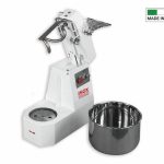 Impastatrice Inox GastroShop a spirale SM40 – 35 kg impasto – 41 L – testa ribaltabile – 400 V – 2 velocità– su ruote