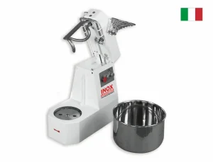 Impastatrice Inox GastroShop SM05 testa ribaltabile e vasca estraibile – 7 L – 400 V – 1 velocità