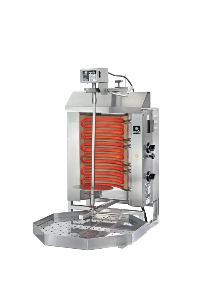 POTIS E1 Gyrosgrill Griglia per kebab elettrica – max. 15 kg