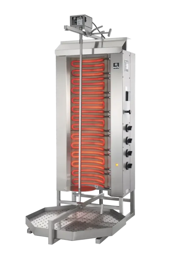 POTIS E4 Gyrosgrill Griglia per kebab elettrica – max. 80 kg