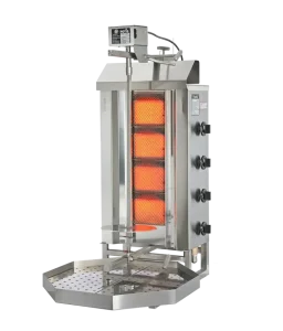 Potis G2 Gyrosgrill griglia per kebab – motore superiore – bruciatore singolo – max. 30 kg