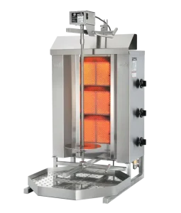 POTIS GD3 Gyrosgrill kebab grill a gas – max. 40 kg