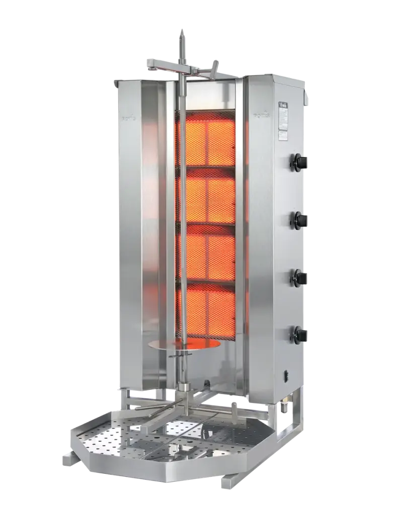 Potis MUGD4 Gyros grill kebab grill – motore posteriore – max. 70 kg