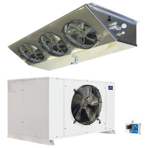 Gruppo frigorifero Mastro – split a pavimento – -18°/-25°C – 27 – 54m³/16 – 86m³ (+32°C) con luce/tubi/cavo pannello 10 m