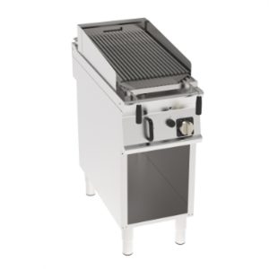 Griglia gas pietra lavica Tecnoinox TECNO90 40 cm su vano aperto – GR4FG9T